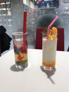 Rainbow Soda and Rin Orange Yogurt