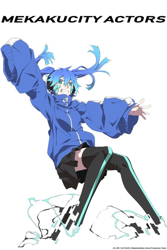 "MEKAKUCITY ACTORS" promotional art.
