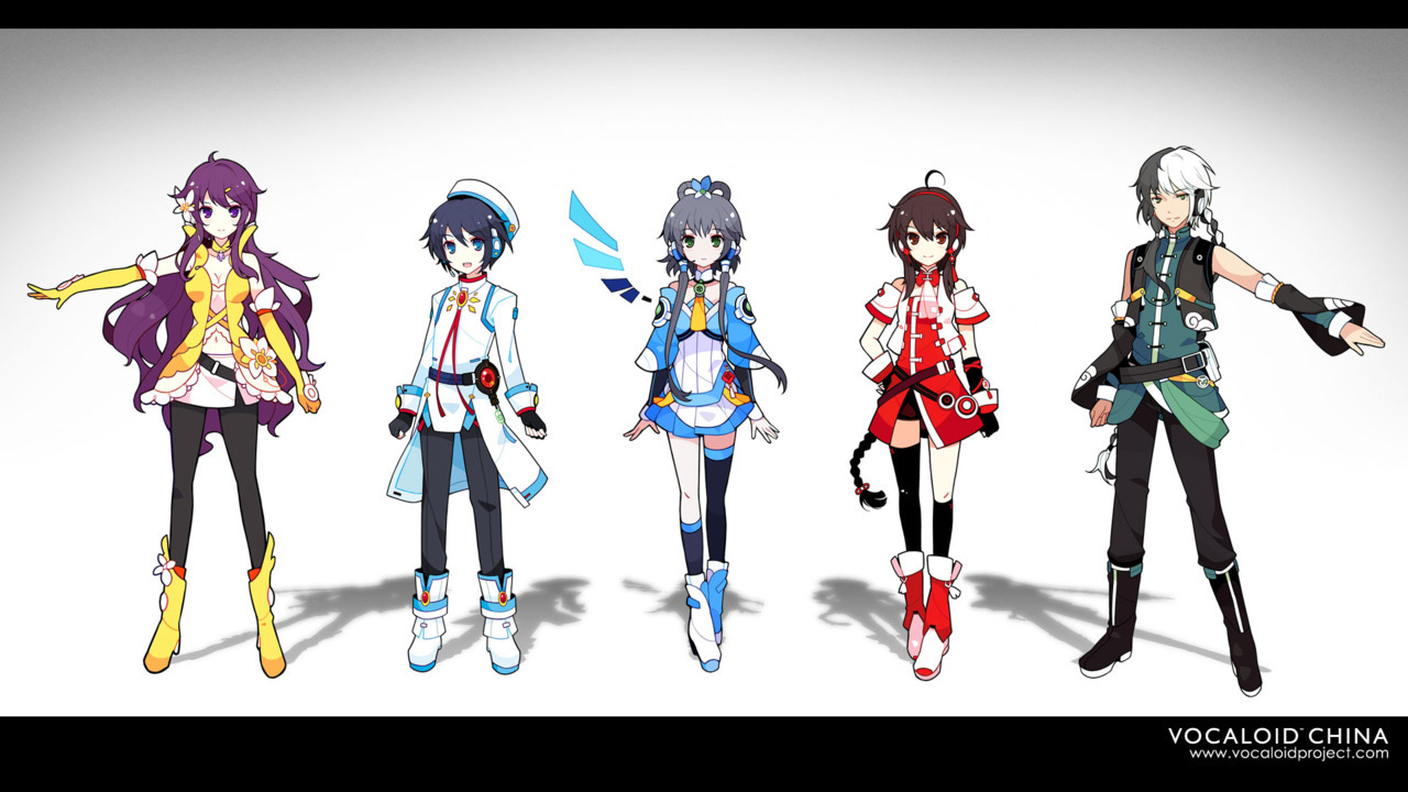 VOCALOID CHINA (now Vsinger) Promotional Art