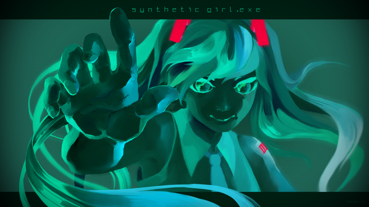 "Synthetic Girl" art by Starrapture.