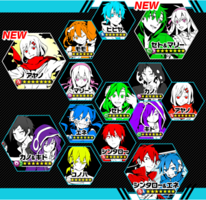 Image of the New Characters for the Kagerou Project x 18 Collaboration