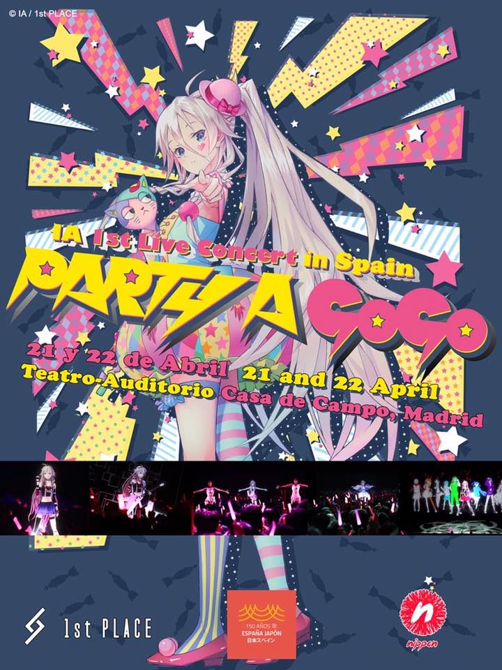 Promotional Image for IA's First Live Concert in Spain