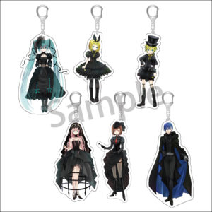 Vampire Fest acrylic keychains