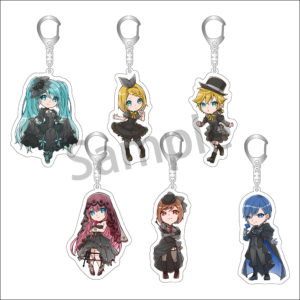 Vampire Fest acrylic keychains chibi