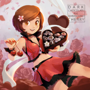 Cover Art for Dark Chocolate and Maraschino Cherry